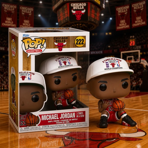 Фото - Колекційна фігурка FUNKO POP! серії NBA: Bulls - МАЙКЛ ДЖОРДАН ПАМЯТНИЙ МОМЕНТ (90538F)
